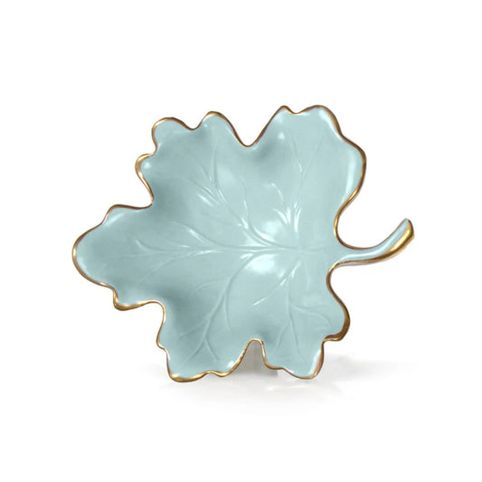 Autumn Aquamarine Large Fig Leaf (Villari)