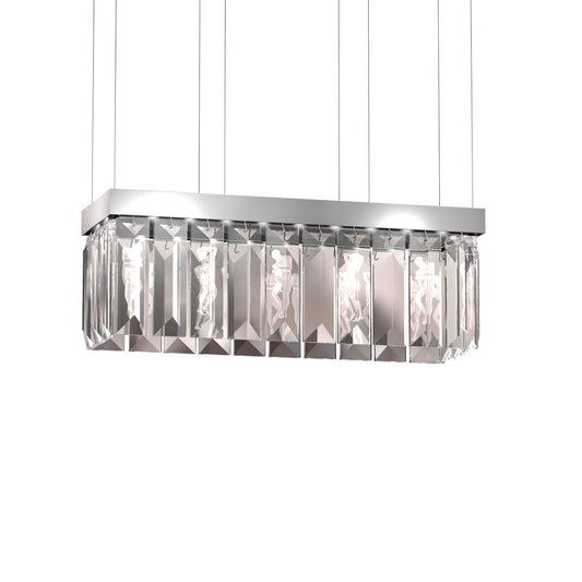 Serene 26 Prisms Chandelier, Rectangular (Lalique Special Order)