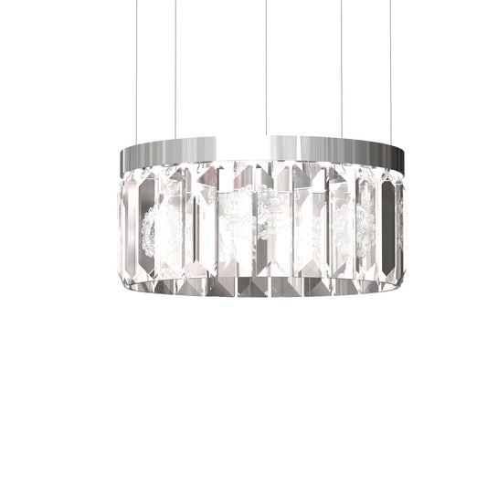 Serene 24 Prisms Chandelier, Circular (Lalique Special Order)