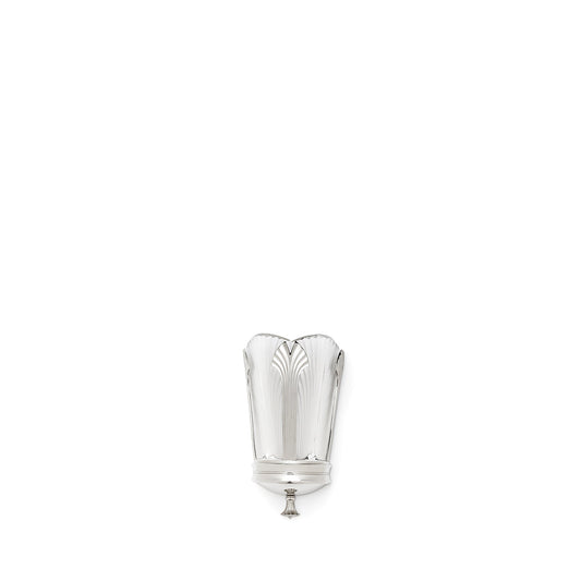 Ginkgo Small Wall Sconce - Shiny and Brushed Nickel Finish (Lalique Special Order)