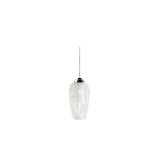 Plumes Ceiling Lamp - Small Size Chrome Finish (Lalique Special Order)