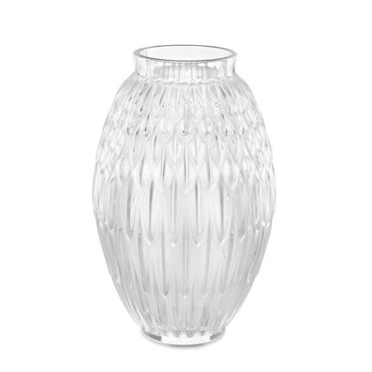 Plumes Vase - Clear Crystal (Lalique Special Order)