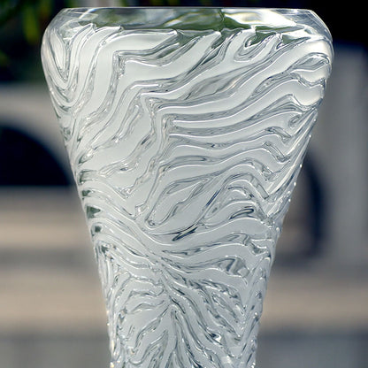 Zèbre Vase - Shiny Relief (Lalique Special Order)