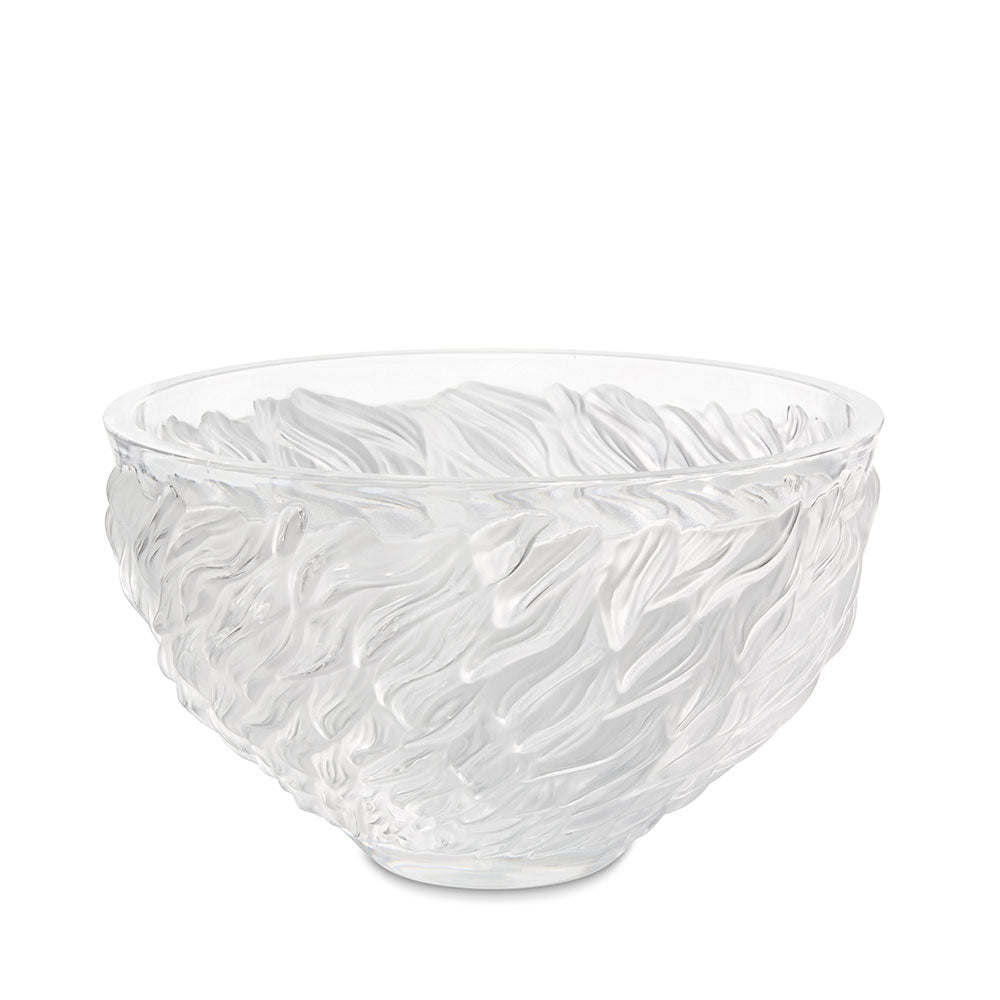 Fourrure bowl - Clear Crystal (Lalique Special Order)