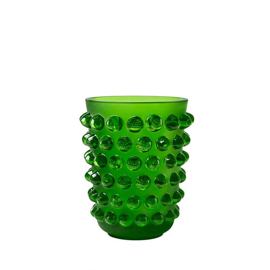 Mossi Vase - Green Amazon Crystal (Lalique Special Order)