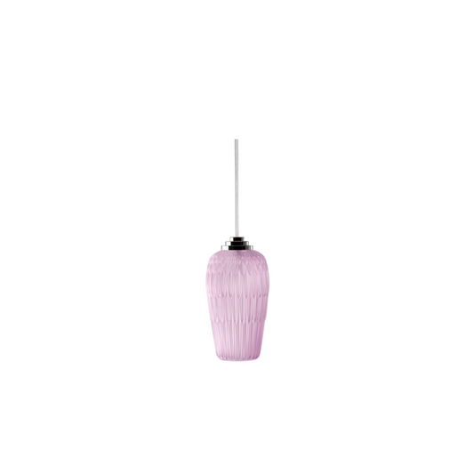 Plumes Ceiling Lamp - Small Size Pink Luster (Lalique Special Order)