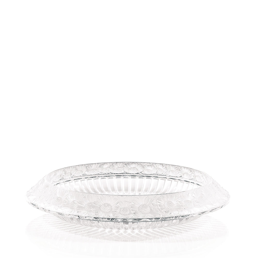 Marguerites Bowl - Clear Crystal (Lalique Special Order)