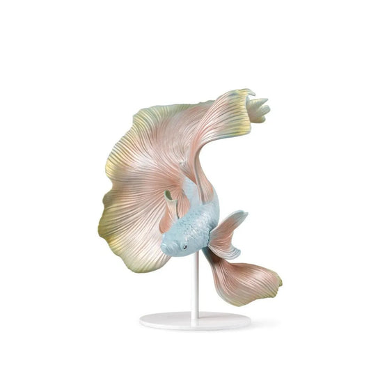 Betta Fish Sculpture - Left (Lladro Special Order)