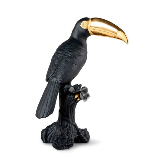 Toucan Sculpture - Black-Gold (Limited Edition)