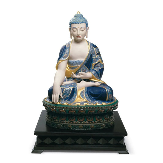 Shakyamuni Buddha Sculpture - Golden Lustre (Limited Edition) (Lladro Special Order)