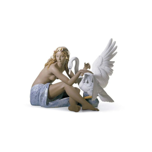 Leda And The Swan Figurine (Lladro Special Order)