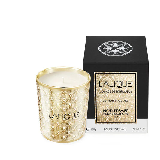 Noir Premier, Plume Blanche 1901, Scented Candle (Lalique Special Order)