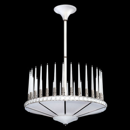 Perles Chandelier - Nickel Finish D1000 (Lalique Special Order)