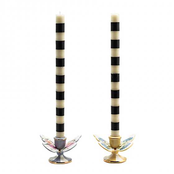 Wildflowers Butterfly Candle Holders, Set of 2 (Mackenzie Childs)