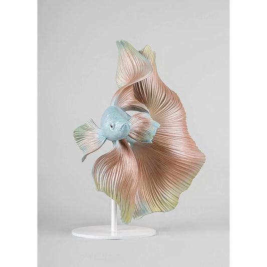 Betta Fish Sculpture - Right (Lladro Special Order)