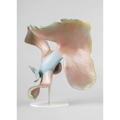 Betta Fish Sculpture - Left (Lladro Special Order)