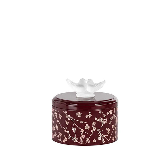 Fleurs De Cerisier Box - Pink And Burgundy (Medium Size) (Lalique Special Order)