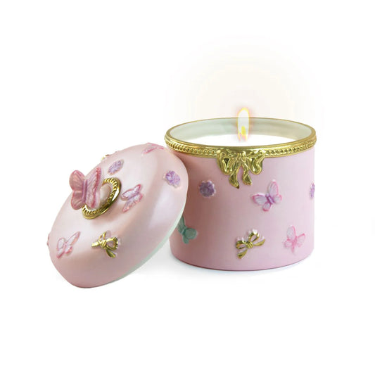 Butterfly Scented Candle - Pink (Villari)