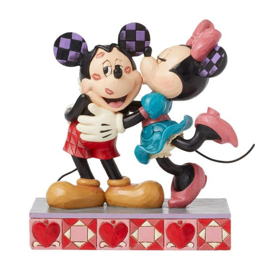 Hugs & Kisses - Mickey & Minnie Love Figurine (Disney Traditions) - Pre Order Due 2025