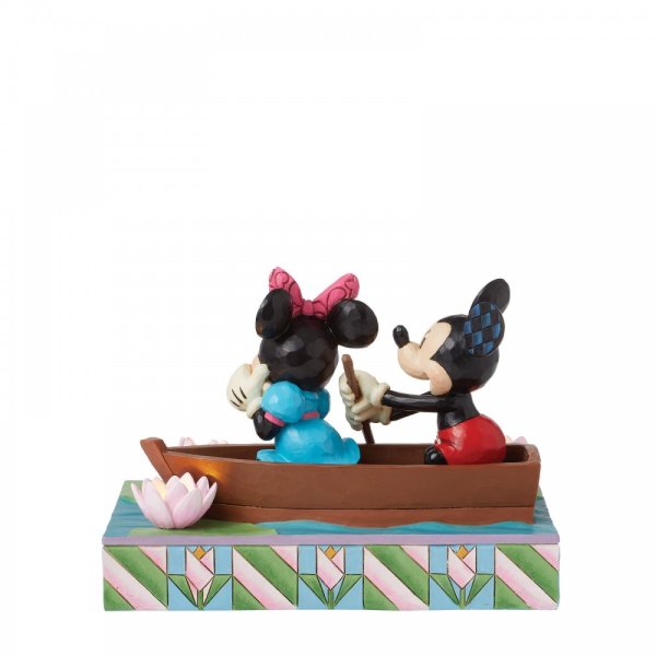 Row-mance is in the Air - Mickey & Minnie in a Rowboat Light-up Figurine  (Disney Traditions) - Pre Order Due 2025