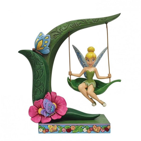 Suspended in Springtime Music - Tinker Bell on Swing Figurine (Disney Traditions) - Pre Order Due 2025