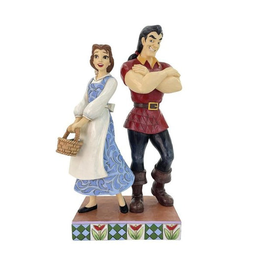 Brilliant & Boorish - Belle & Gaston Figurine (Disney Traditions) - Pre Order Due Q4