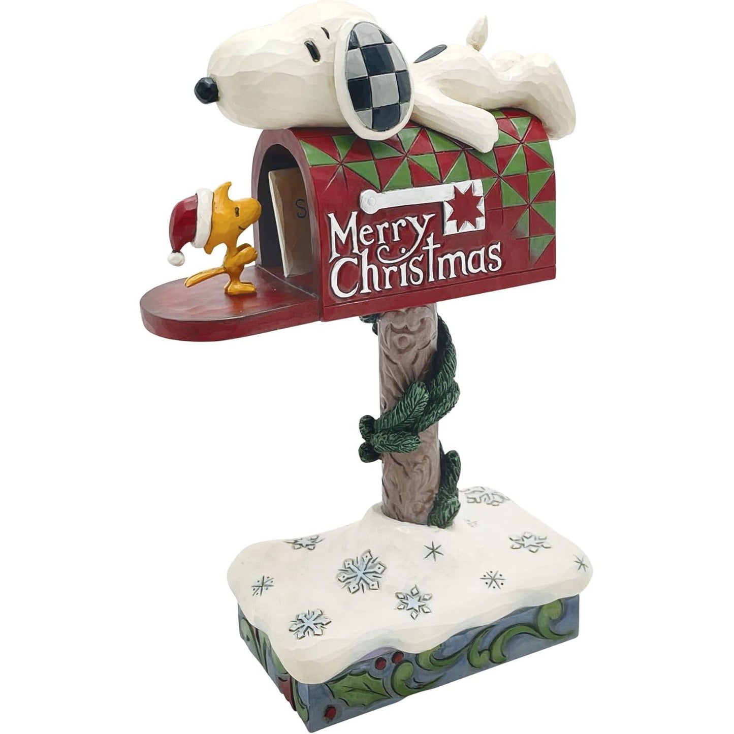 Snoopy & Woodstock Mailbox - Peanuts by Jim Shore