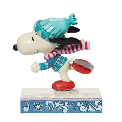 Snoopy and Woodstock Skating Figurine - Peanuts by Jim Shore