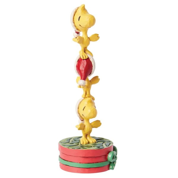 Woodstock Stacked Figurine - Peanuts by Jim Shore