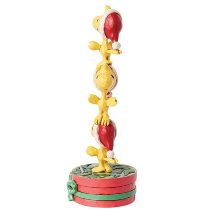 Woodstock Stacked Figurine - Peanuts by Jim Shore