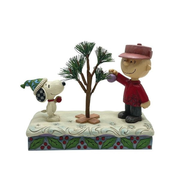 Snoopy & Charlie Brown Christmas Tree - Peanuts by Jim Shore