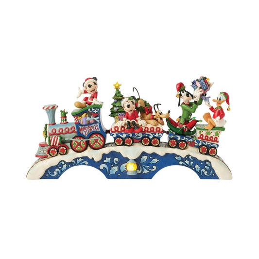 Christmas Cheer on Track - Mickey & friends LED Musical Train - Pre Order Due Q3 2025