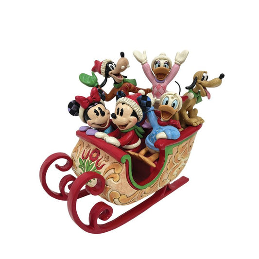 A Sleigh Full of Joy - Mickey & Friends Sled - Pre Order Due Q2 2025