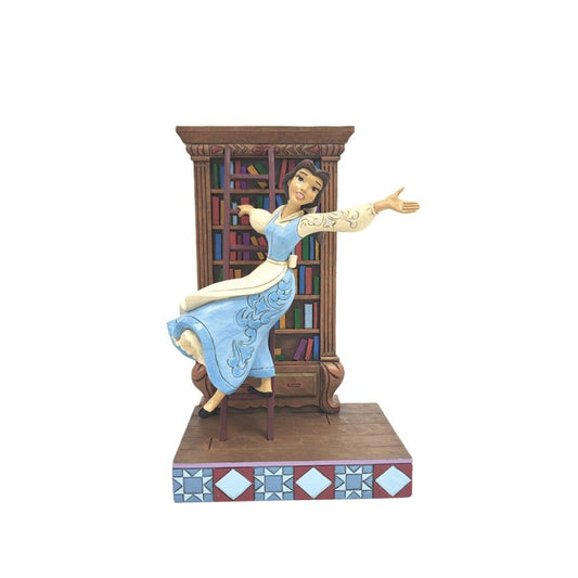 A World of Books - Belle on Bookcase - Pre Order Due Q2 2025