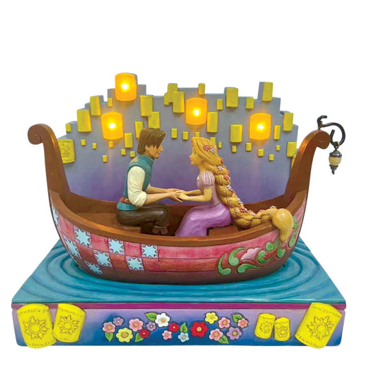 A Dream Come True - Tangled Boat with LED Lanterns - Pre Order Due TBC