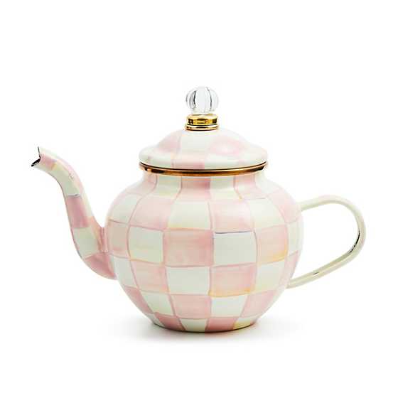 Rosy Check 4 Cup Teapot (Mackenzie Childs)