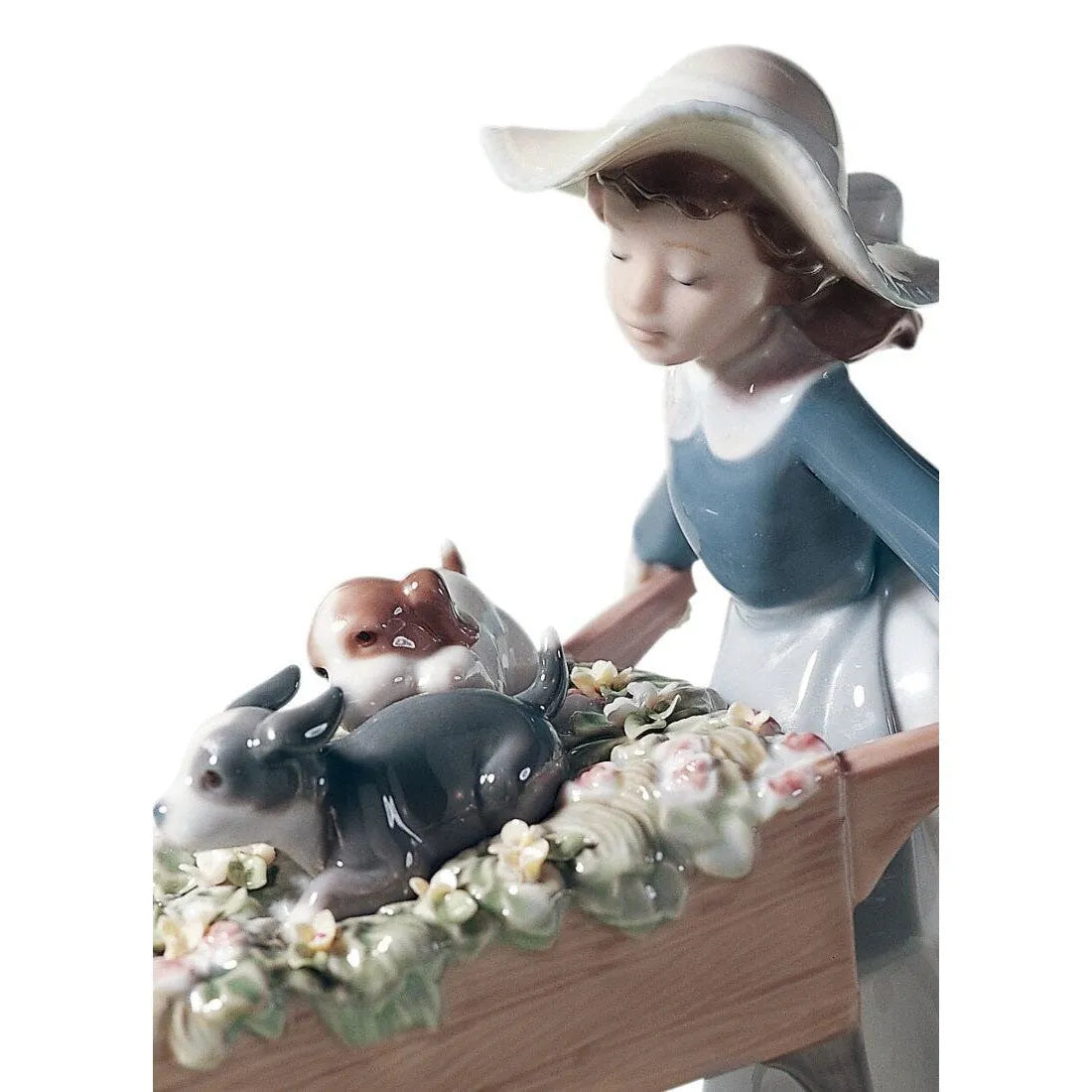 A Barrow Of Fun Girl Figurine (Lladro Special Order)