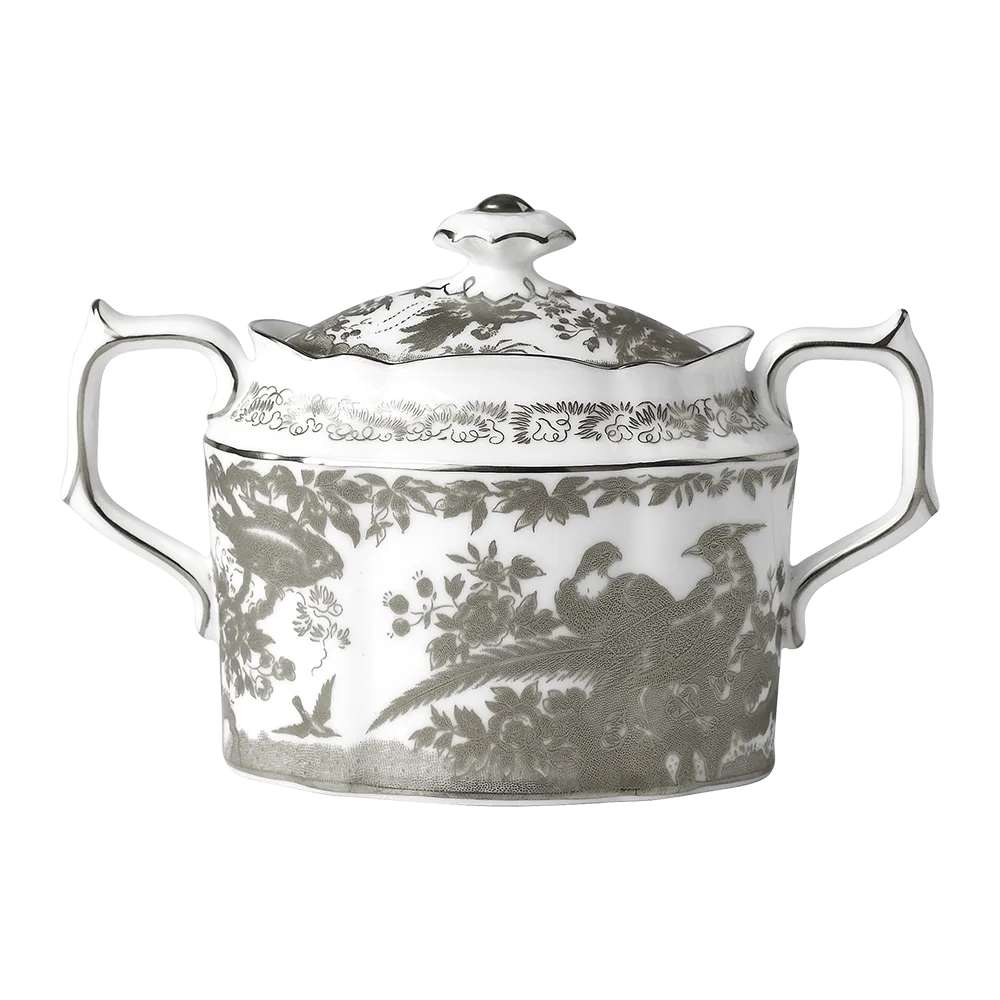 Aves Palladium - Covered Sugar Large (Royal Crown Derby)