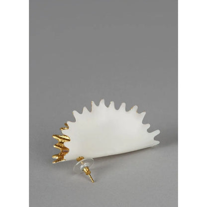 Actinia Big Earring - Golden Luster (Lladro Special Order)