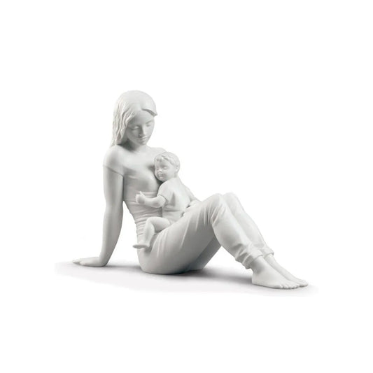 A Mother's Love Figurine - Matte White (Lladro Special Order)