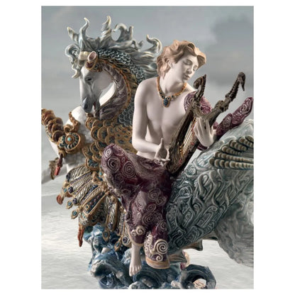 Arion On A Seahorse Sculpture (Limited Edition) (Lladro Special Order)