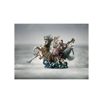 Arion On A Seahorse Sculpture (Limited Edition) (Lladro Special Order)