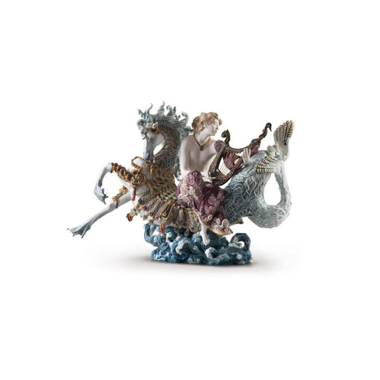 Arion On A Seahorse Sculpture (Limited Edition) (Lladro Special Order)