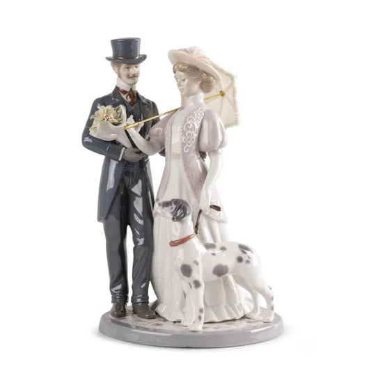 A Romantic Stroll (Lladro Special Order)