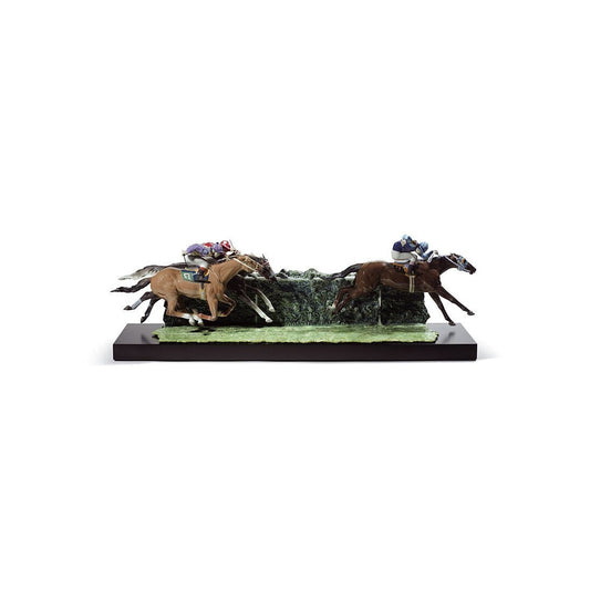 At The Derby Horses Sculpture (Limited Edition) (Lladro Special Order)