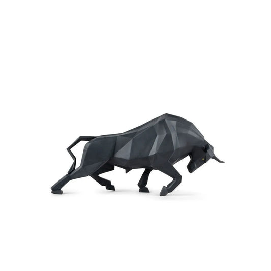 Bull Sculpture - Black Matte (Lladro Special Order)