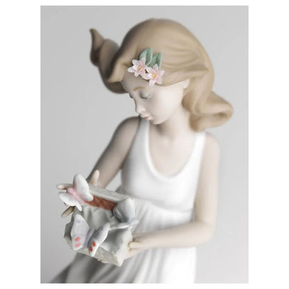 Butterfly Treasures Woman Figurine (Lladro Special Order)