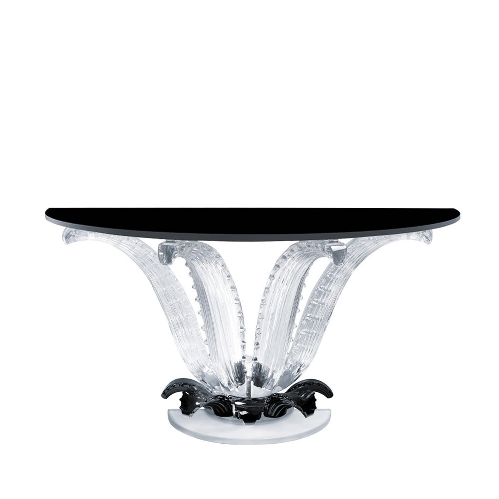 Cactus Console Table Clear-black (Lalique Special Order)