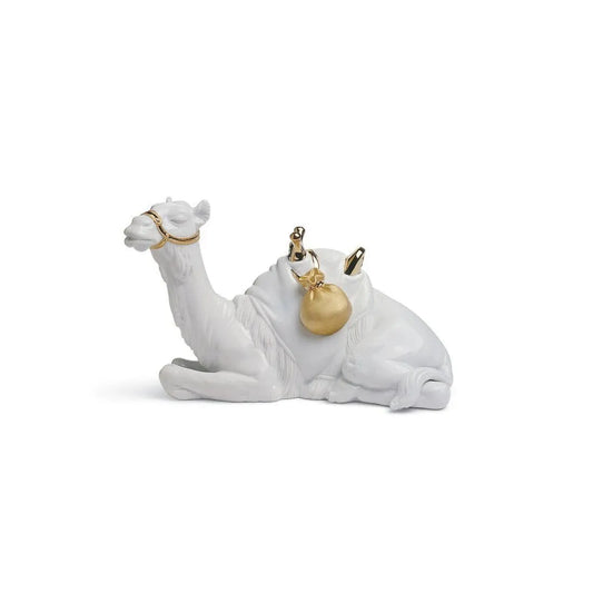 Camel Nativity Figurine - Golden Lustre (Lladro Special Order)