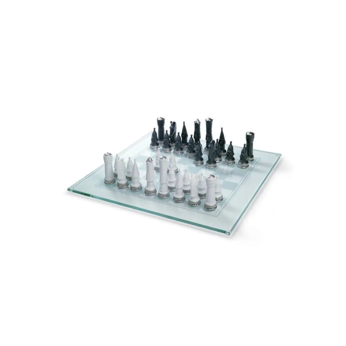 Chess Set - Silver Lustre (Lladro Special Order)